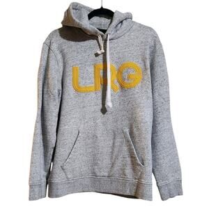 Lrg Logo Hooded Sweatshirt Large Hoodie Gray Lifted Research Group Lounge Cotton